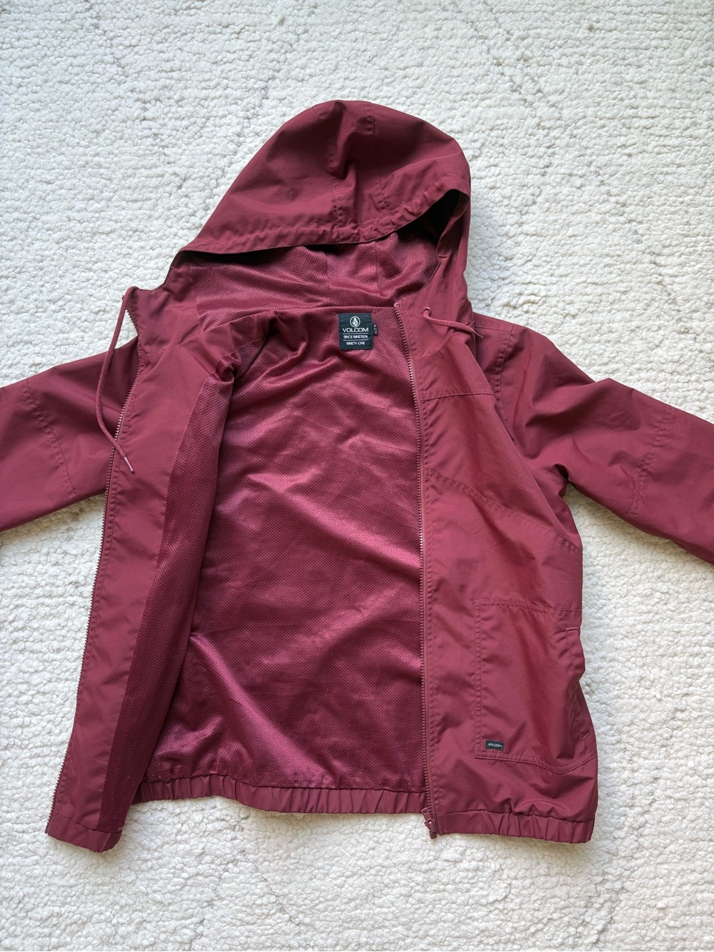Volcom Mesh-Lined Hooded Jacket - Picture 2 of 3